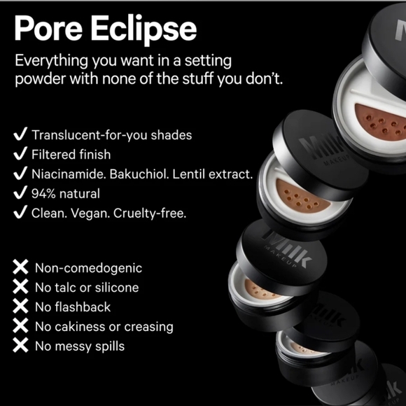 Milk Makeup Pore Eclipse Matte Translucent Setting Powder | Brand New in Box - Picture 11 of 14